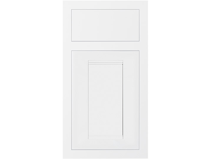 Santa Fe Inset White Door