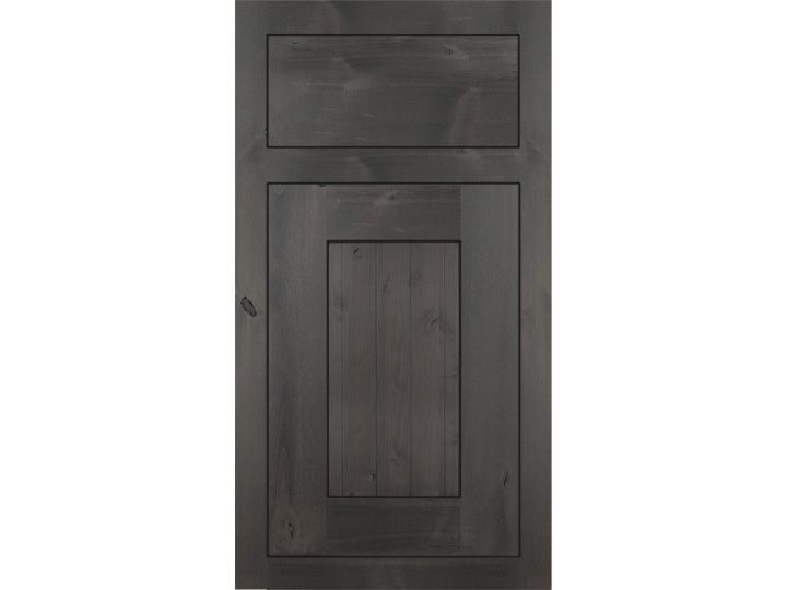 Inset Tuscon Rustic Hickory Thunder Door