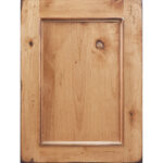 Savannah Rustic Alder Natural Vintage Black Accent Door