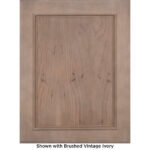brushed vintage ivory door