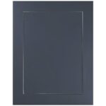 Isla door Painted in Hale Navy with Oatmeal glaze