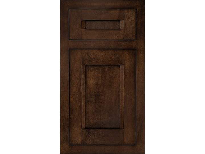 Inset Wren door in Maple Kona